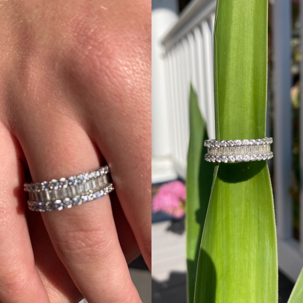 BELLA LUCE pave & baguette, Size 8